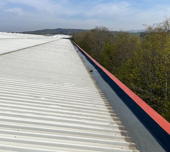 Triflex case study Footasylum Rugeley gutter waterproofing teaser image